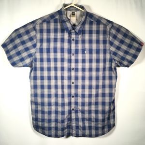 The North Face XL Button Front Shirt Plaid S/S